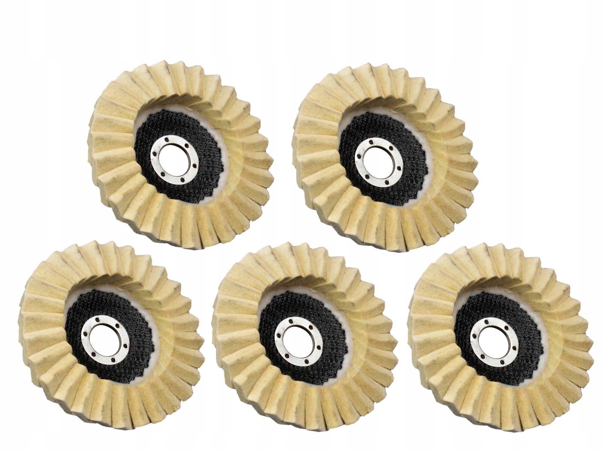 

5 x Tarcza Polerska Filc Polerski Lamelka 125mm