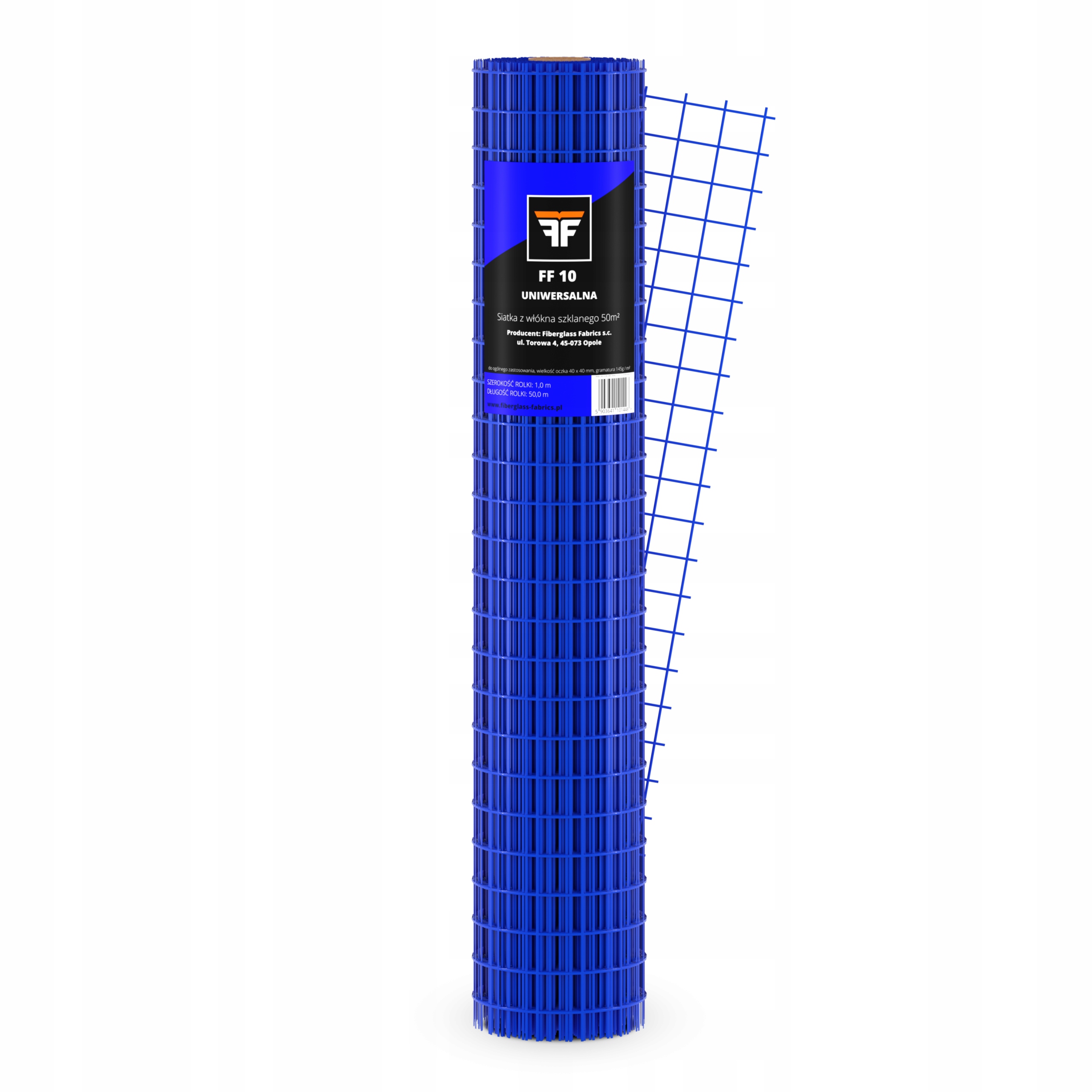 Výstužná sieť zo sklenených vlákien 145g 40x40mm