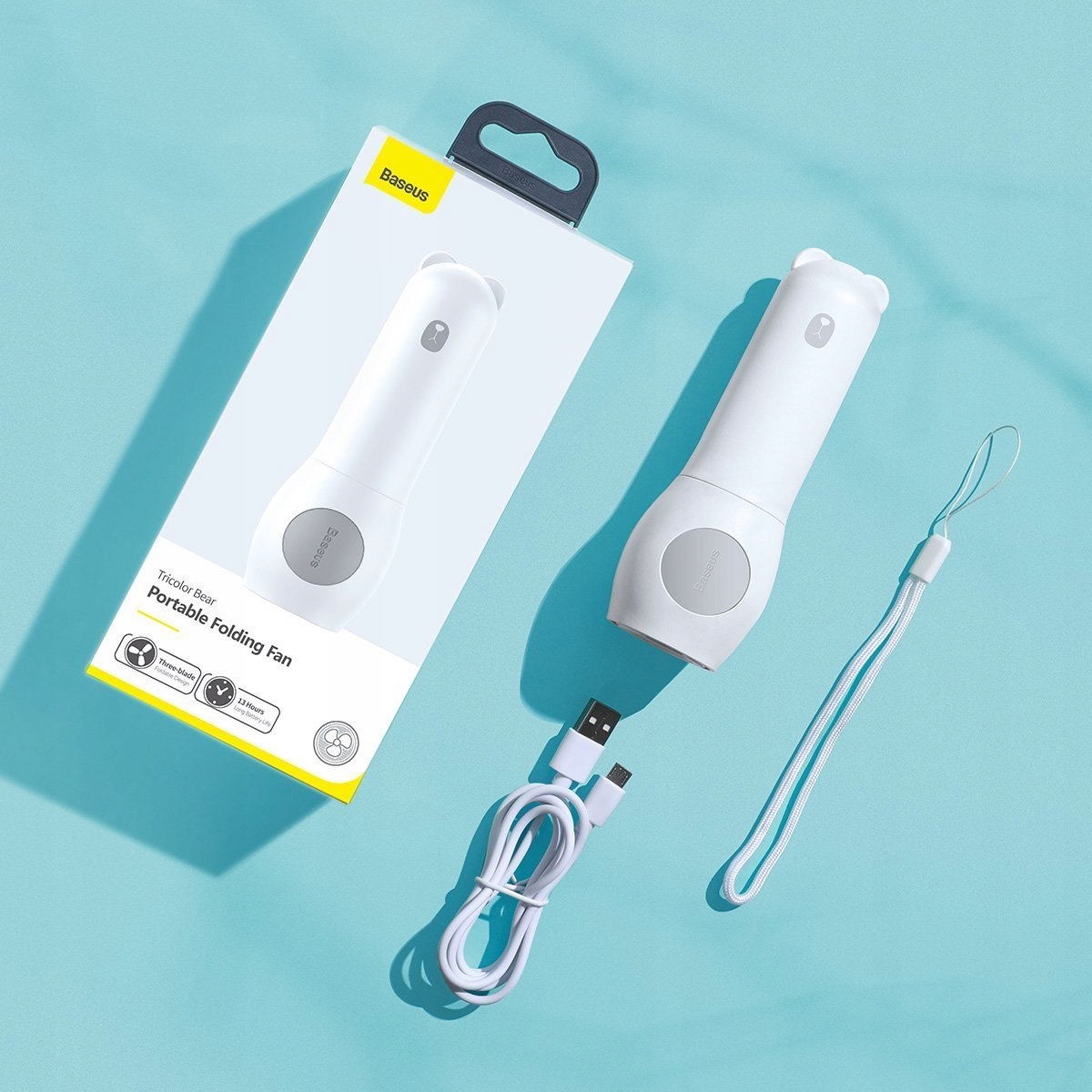 Baseus Wentylator Wiatrak Wiatraczek Powerbank Aku Funkcje inne