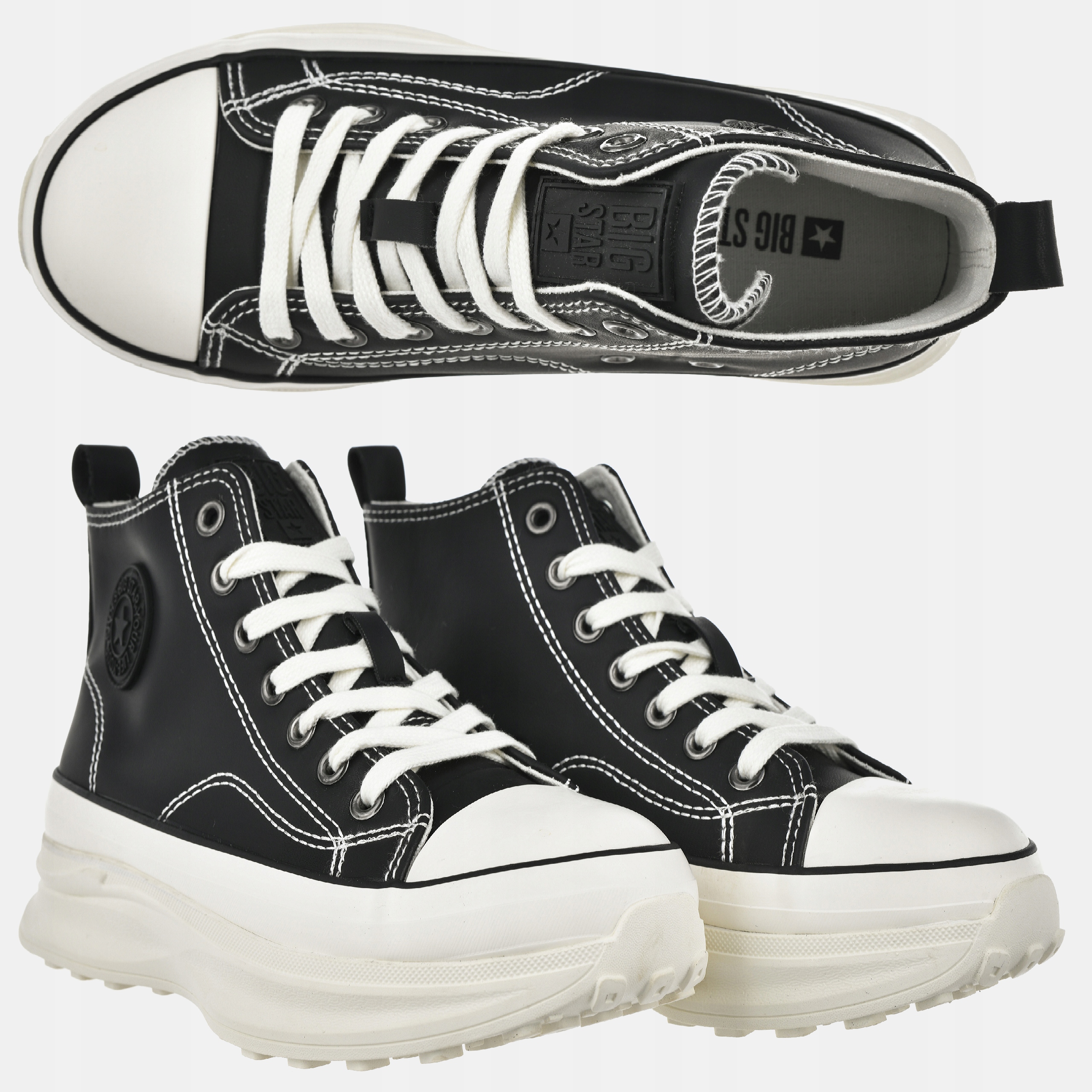 Dámské Zateplené Tenisky Na Platformě Podzim Zima OO274063 AW24