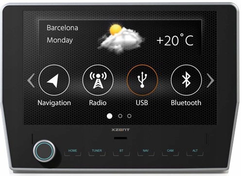 Радіо XZENT INFOTAINER X-F280 9 
