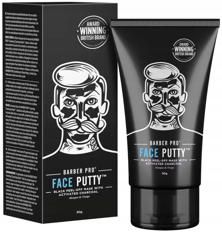 

Barber Pro Putty Peeling Maska z węglem akt. 40 ml