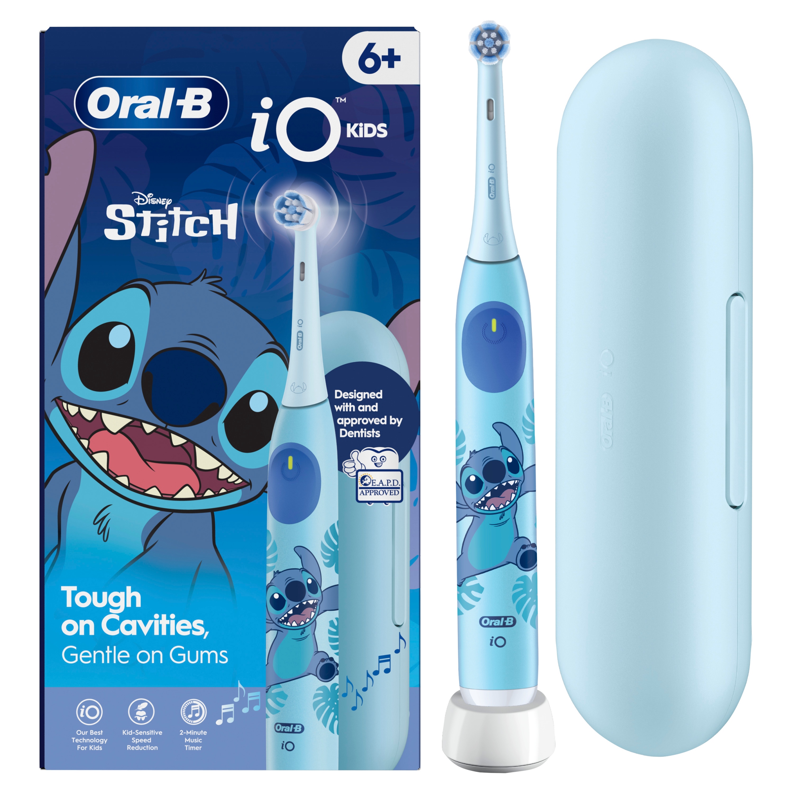 Szczoteczka magnetyczna dla dzieci Oral-B iO Series 2 Kids 6+ Stitch Etui