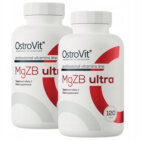 OstroVit MgZB Ultra 120 tabliet ZMA Komplex - Horčík Zinok Vitamín B6