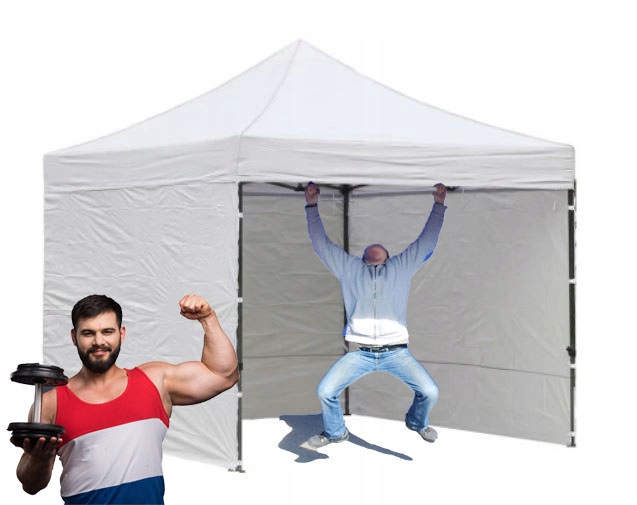 30 Kg Mocny 3x3 Namiot Pawilon Handlowy Ekspresowy Eventowy Turek Ogrodowy