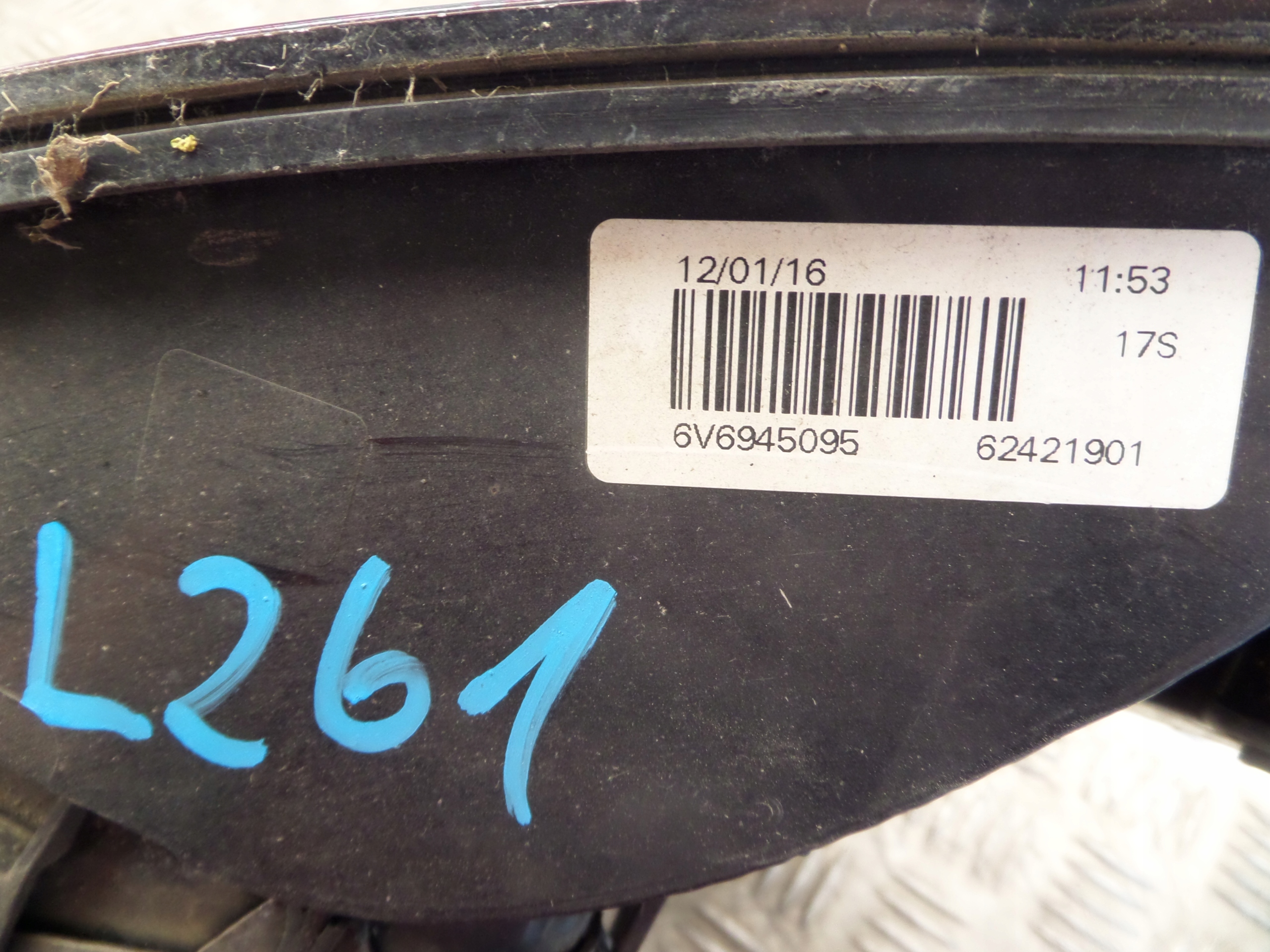 light left rear part rear SKODA FABIA III HB 2014