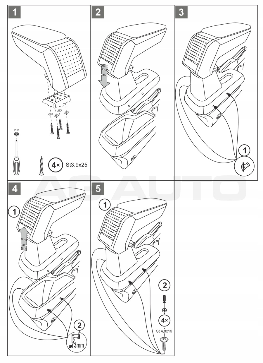 PODLOKIETNIK STANDARD FORD Courier 2014 Part manufacturer Rati