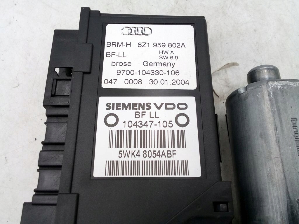 Audi A2 module mini motor windows right front 8Z1959802A