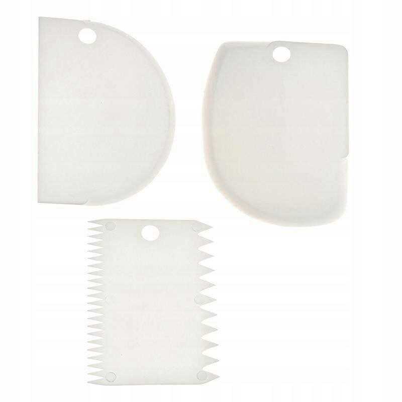 

3x Łopatki do Dekoracji Ciast Tortów Kremu Zestaw