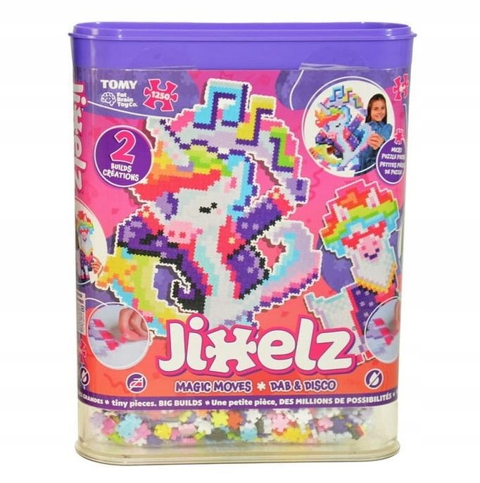 Komplet Puzzli Edukacyjnych Logiczna Układanka Puzzle 1250 Pixelki Jixelz