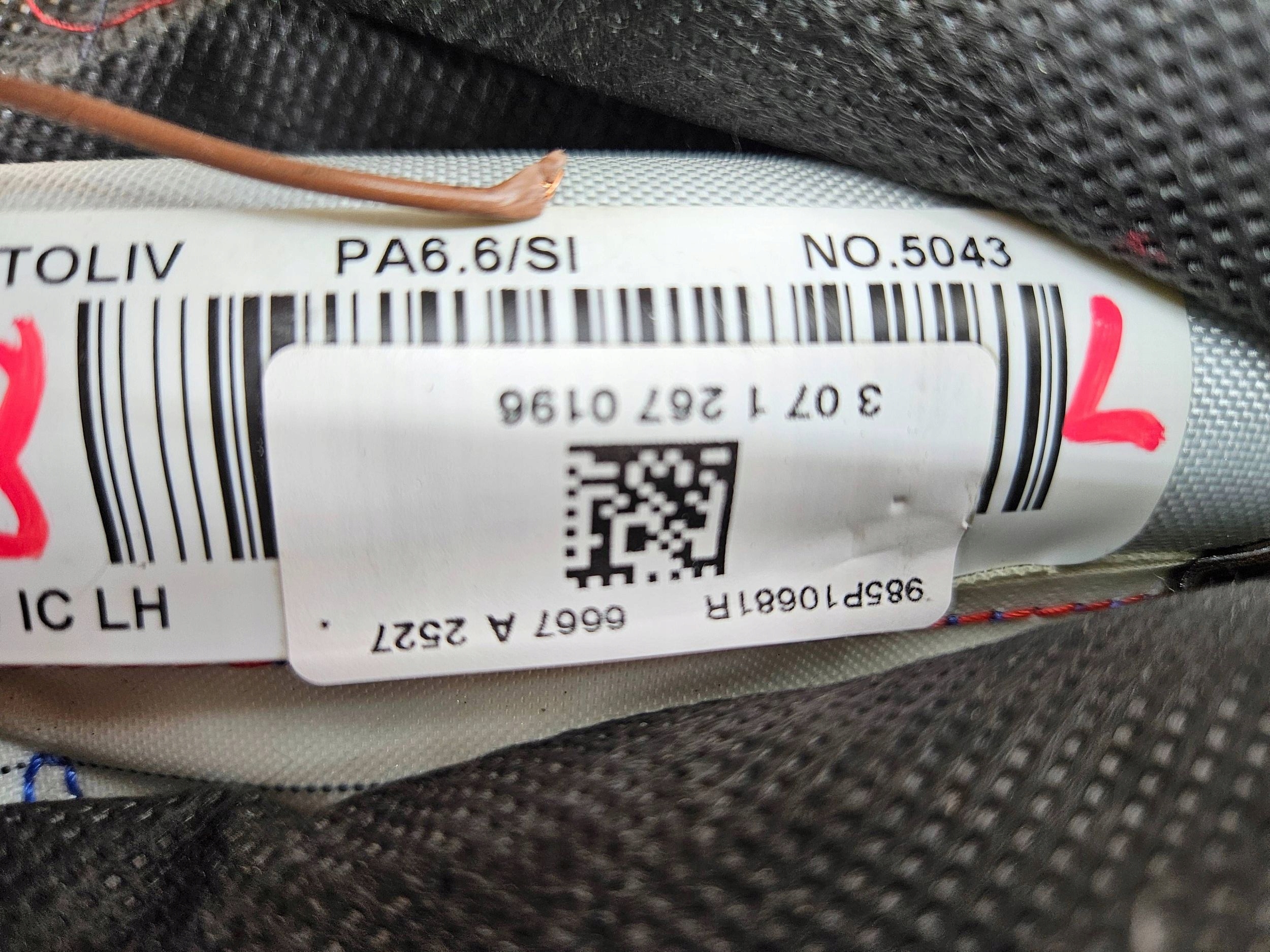 Renault Scenic III 3 Dachvorhang Airbag airbag links