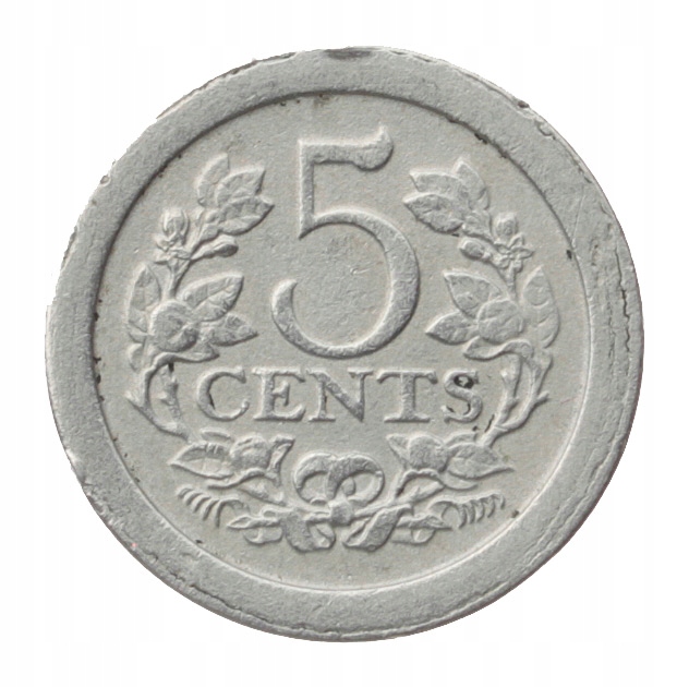 [M17221] Holandia 5 centów 1907