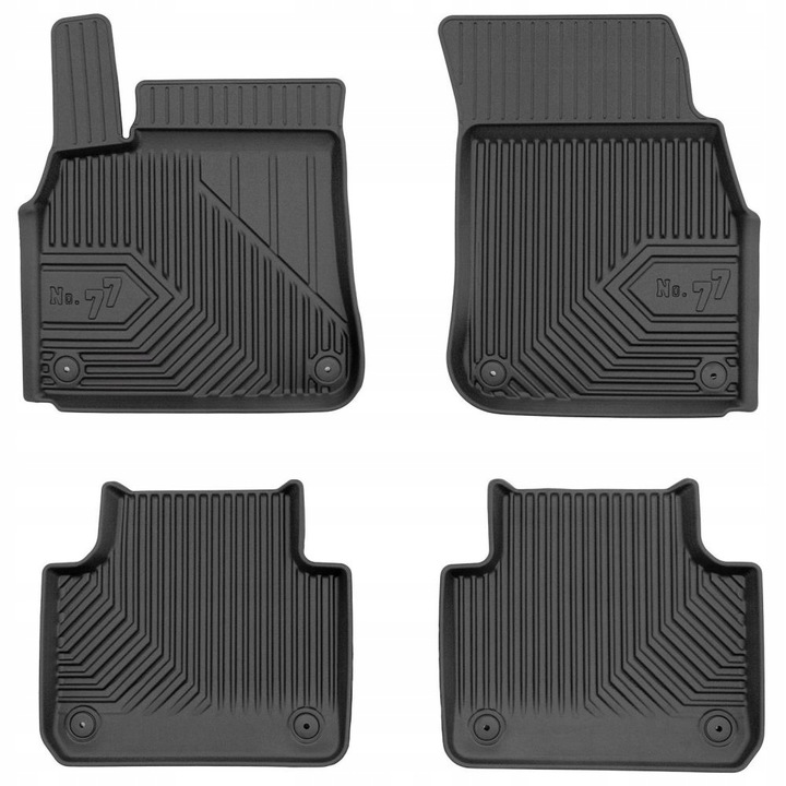 Gumové Koberce Porsche Cayenne 3 od roku 2017 Korytka 77