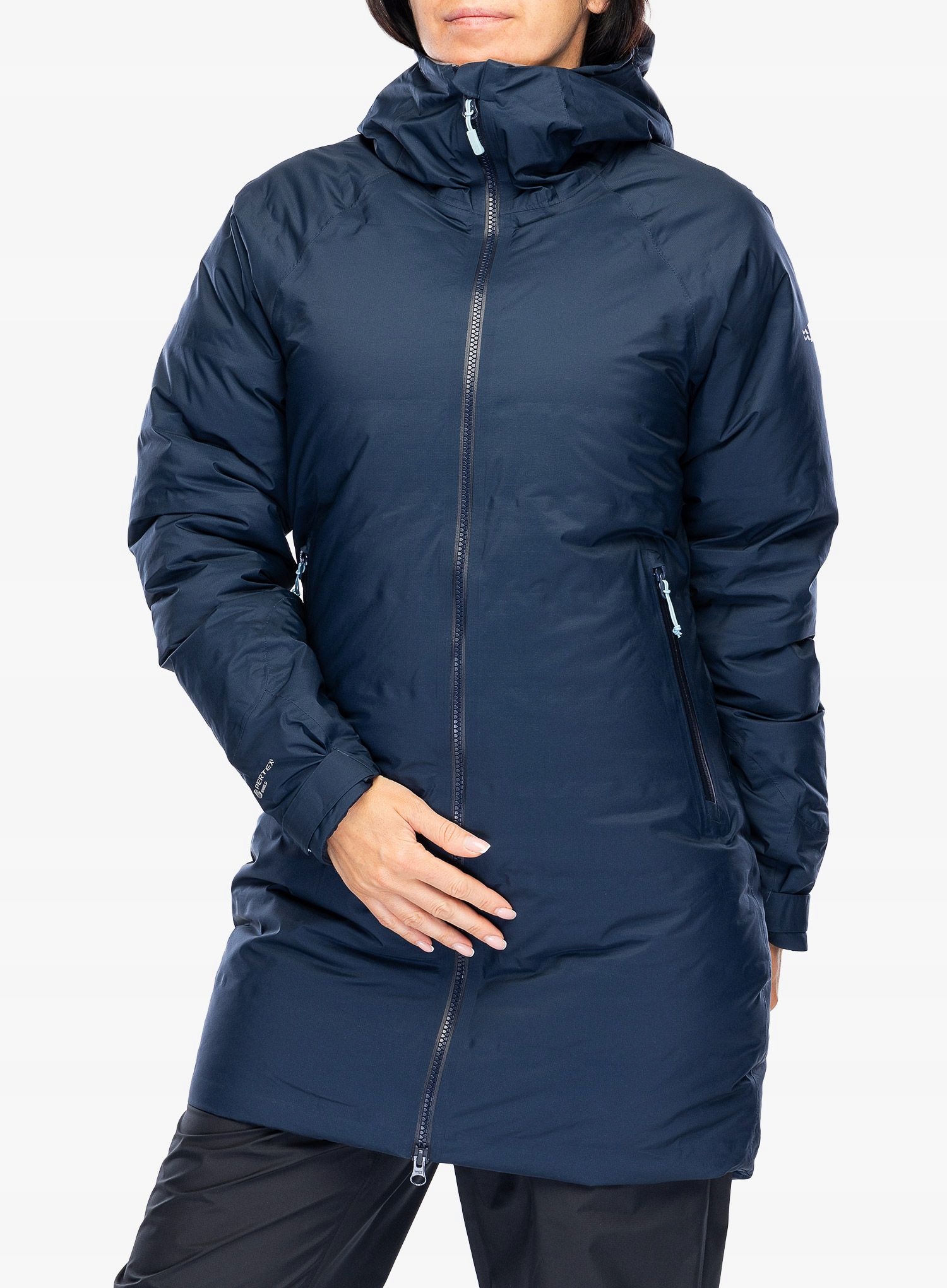 Dámská péřová bunda Rab Valiance Parka deep ink 8 (xs)