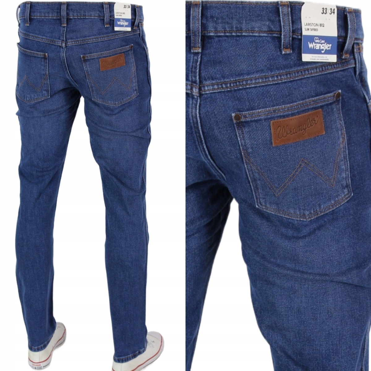 Wrangler Larston Tapered Slim Jeansy ".desire" W31 L32