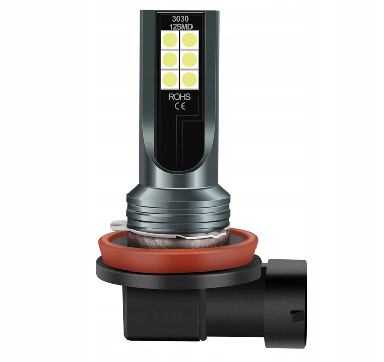 

Żarówka H11 Led 35W 3000LM 12V Drl Dzienne 12 Smd