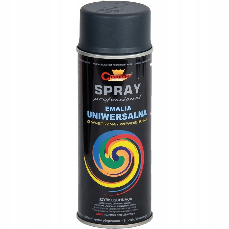 

Farba Ral 9005 czarny mat 400 ml
