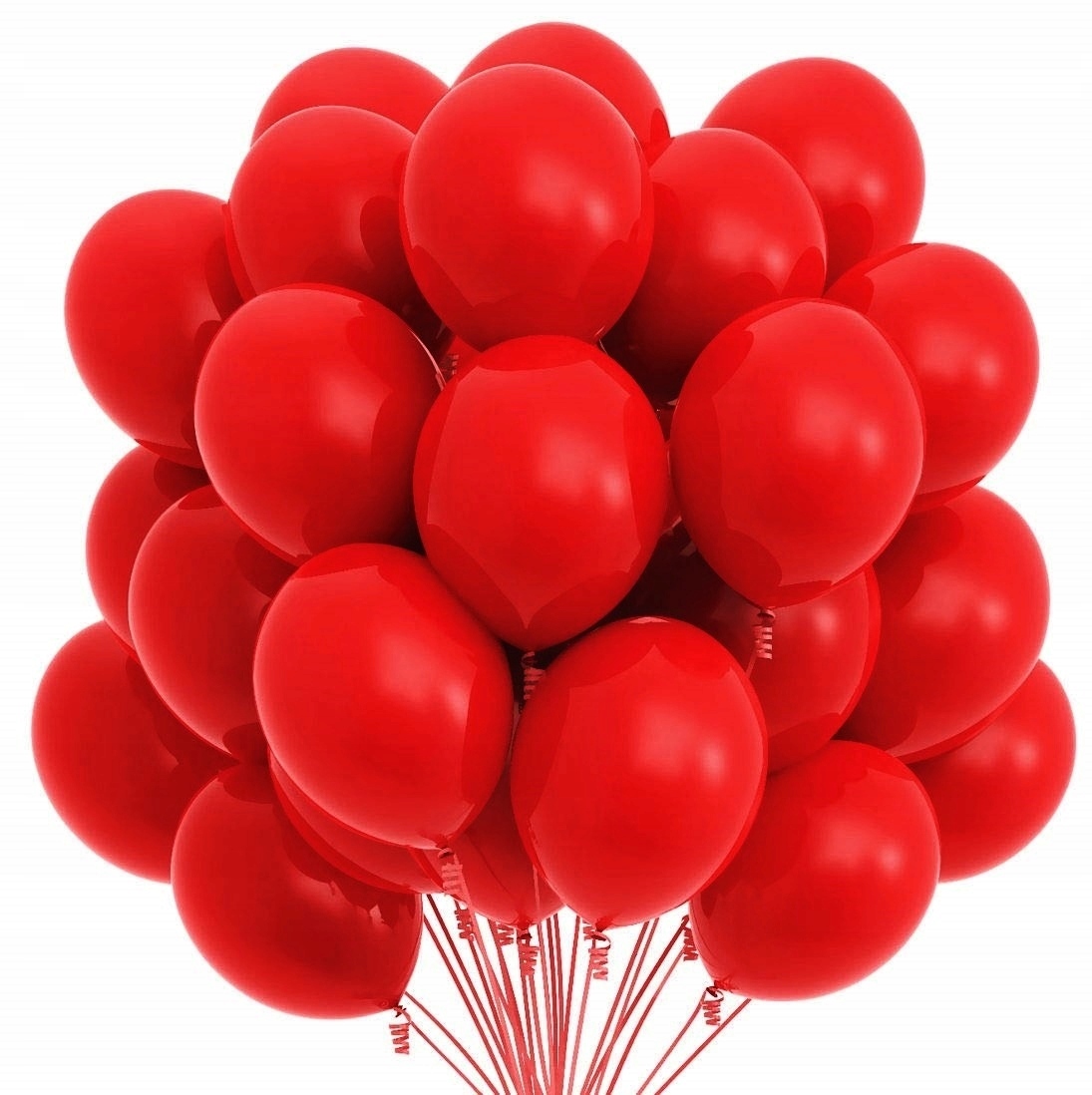

Soczyste czerwone balony Mocne na Walentynki ślub