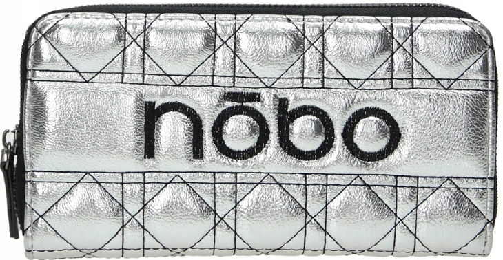 

P434 Nobo portfel damski piórnikowy pikowany zamek