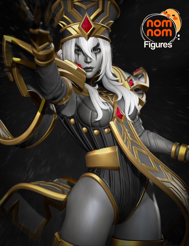 Figurka Whitemane World of Warcraft NomNom Figures 3D tisk 14K