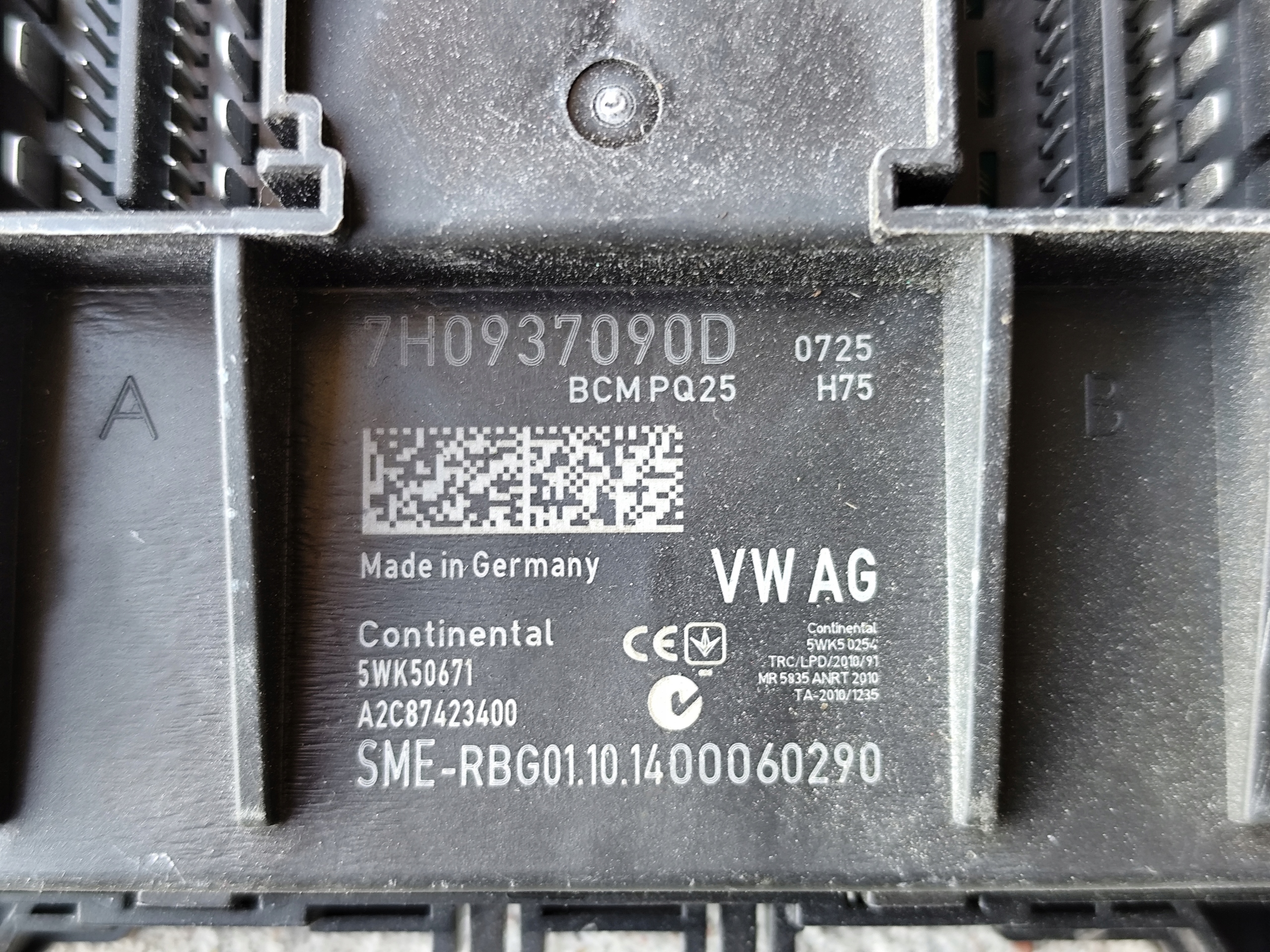 VW T5 LIFT Unité commande confort 7H0937090D