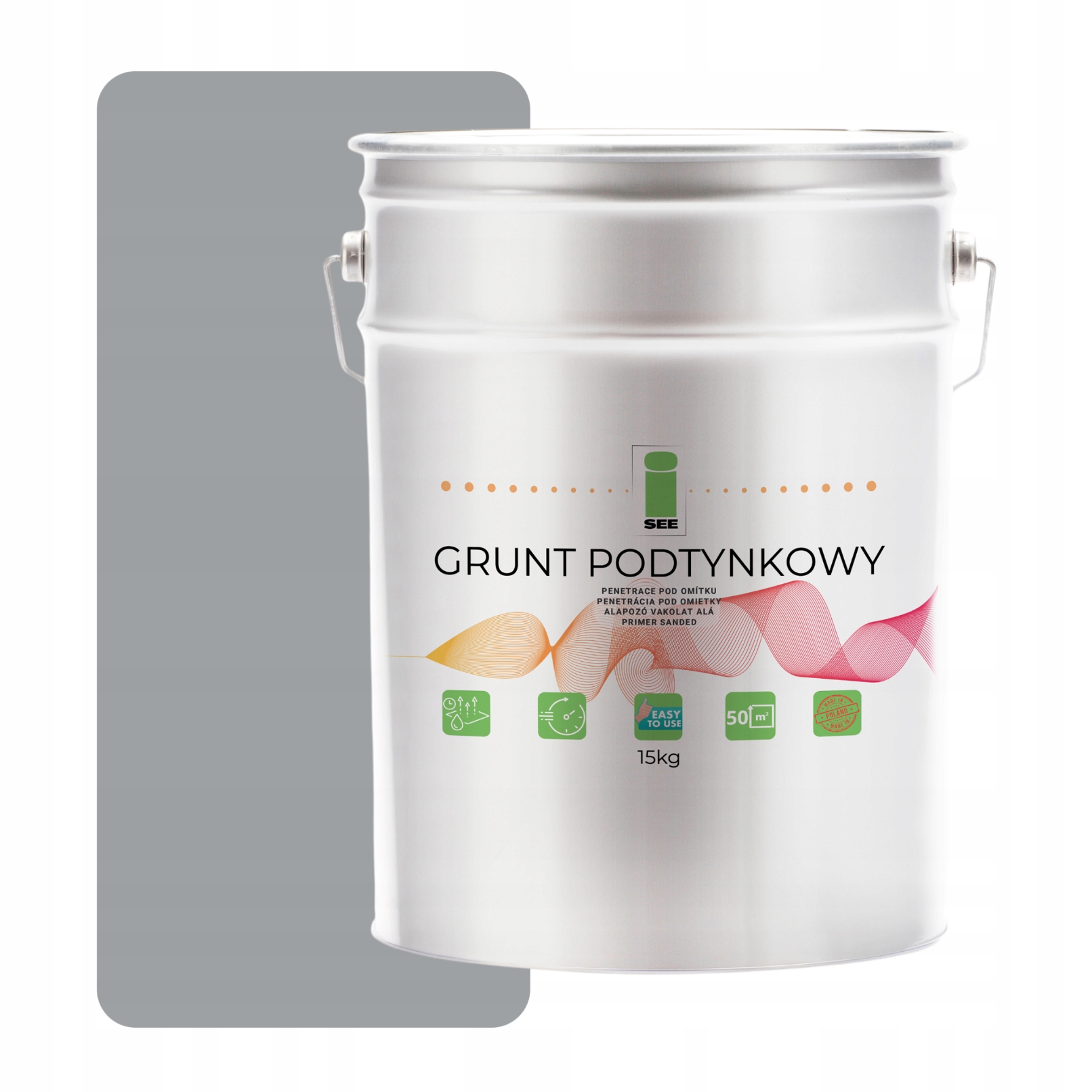 Podklad Pod Fasádní Silikonovou Omítku Šedý, Světlý, 15 Kg