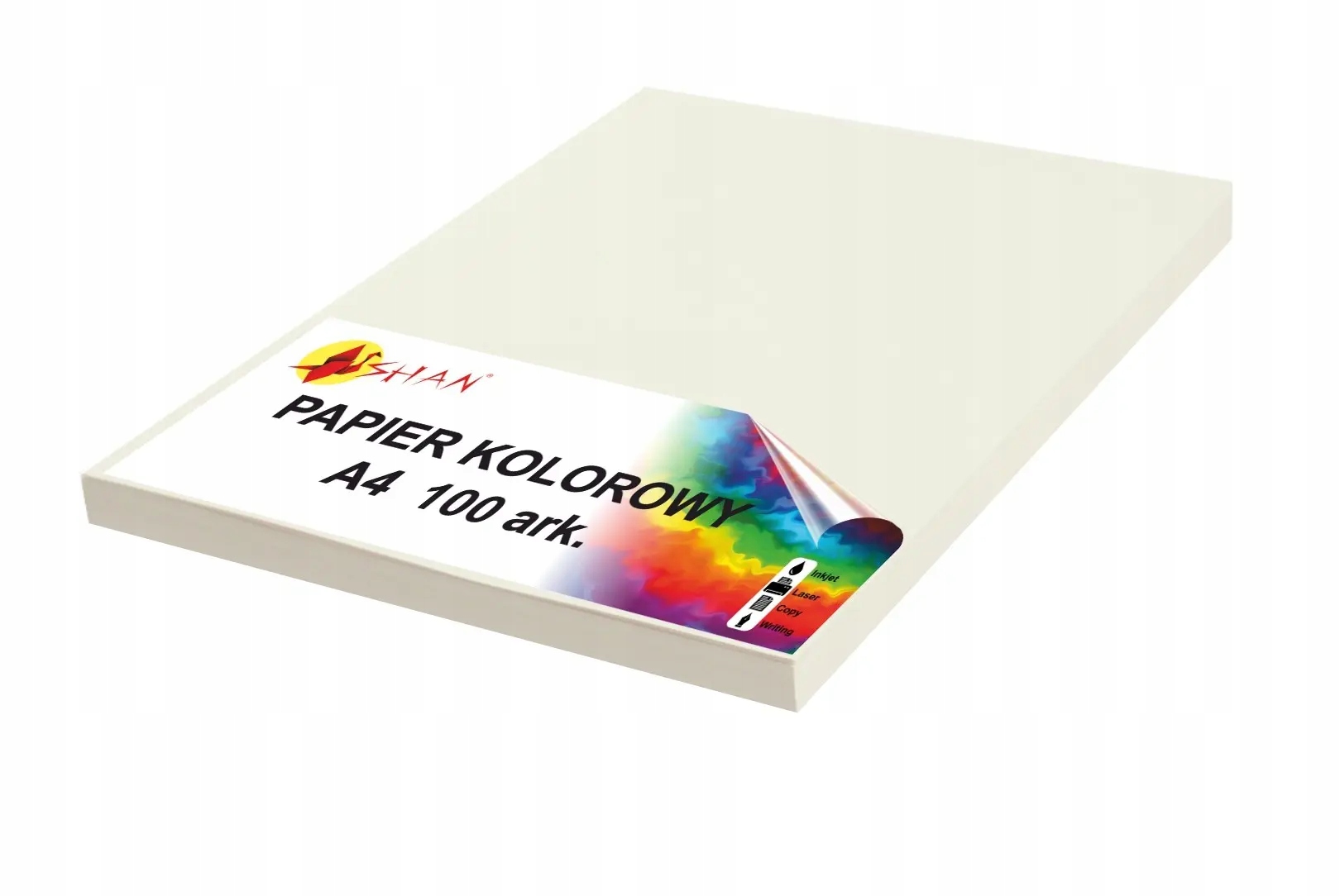 

Papier kolorowy A4 80g ecru 100 arkuszy