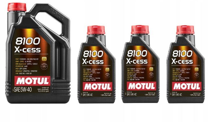 Olej silnikowy Motul 8100 X-cess 5W40 8L Zawieszka Serwisowa