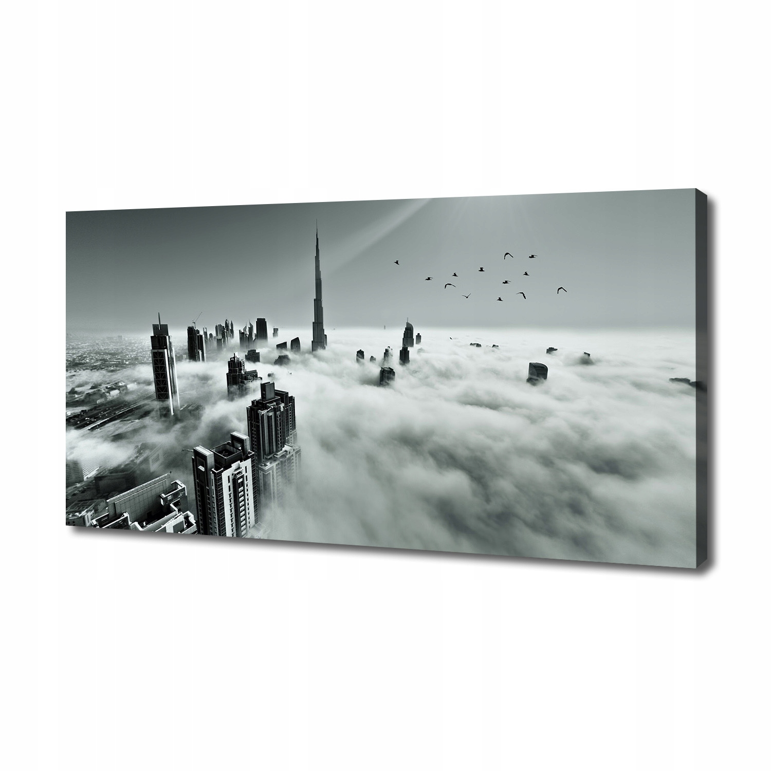 Fotoobraz obraz na plátně Mlha nad Dubají 140x70 cm