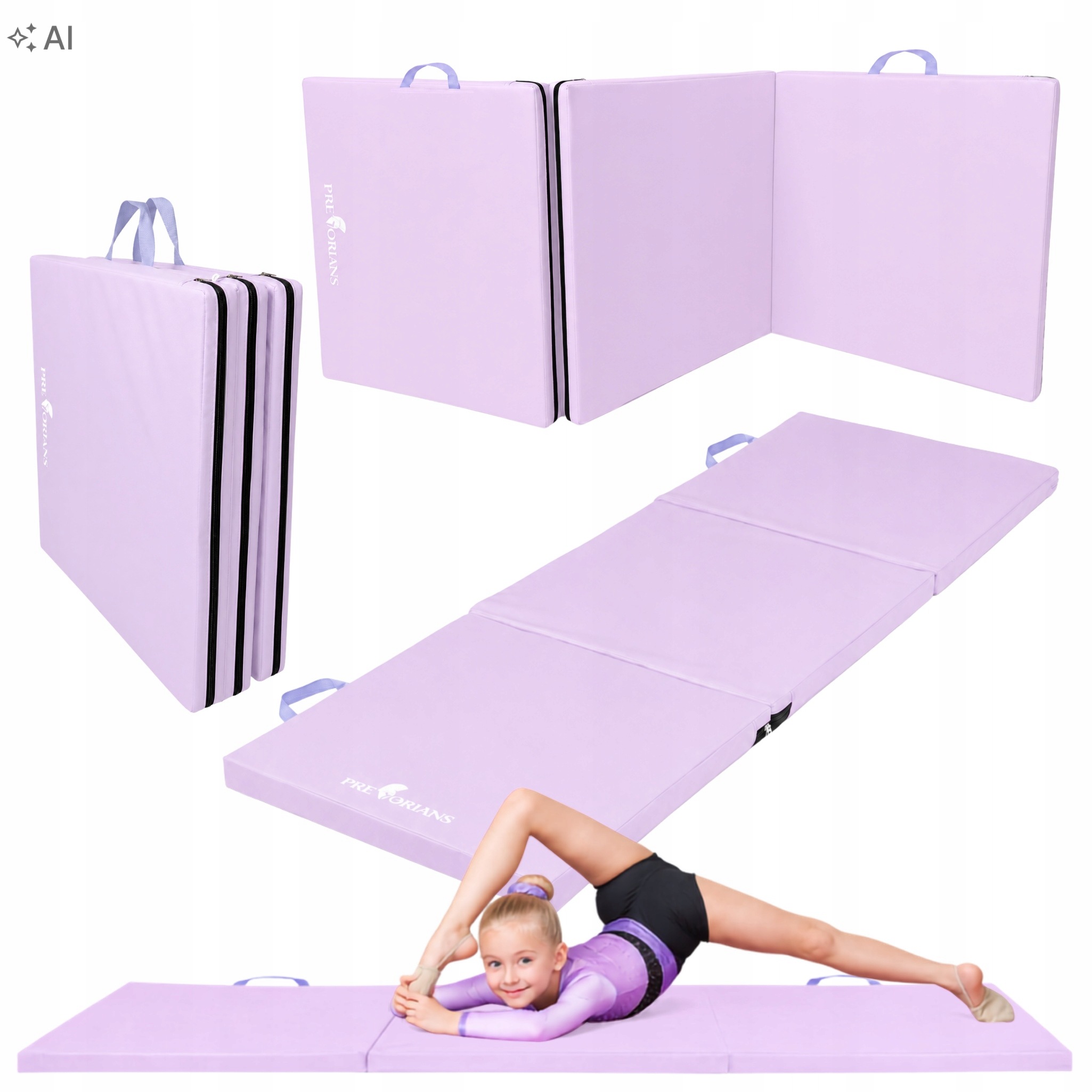 Matrace Skládací Podložka Na Cvičení Gymnastická 180x60x5 CM