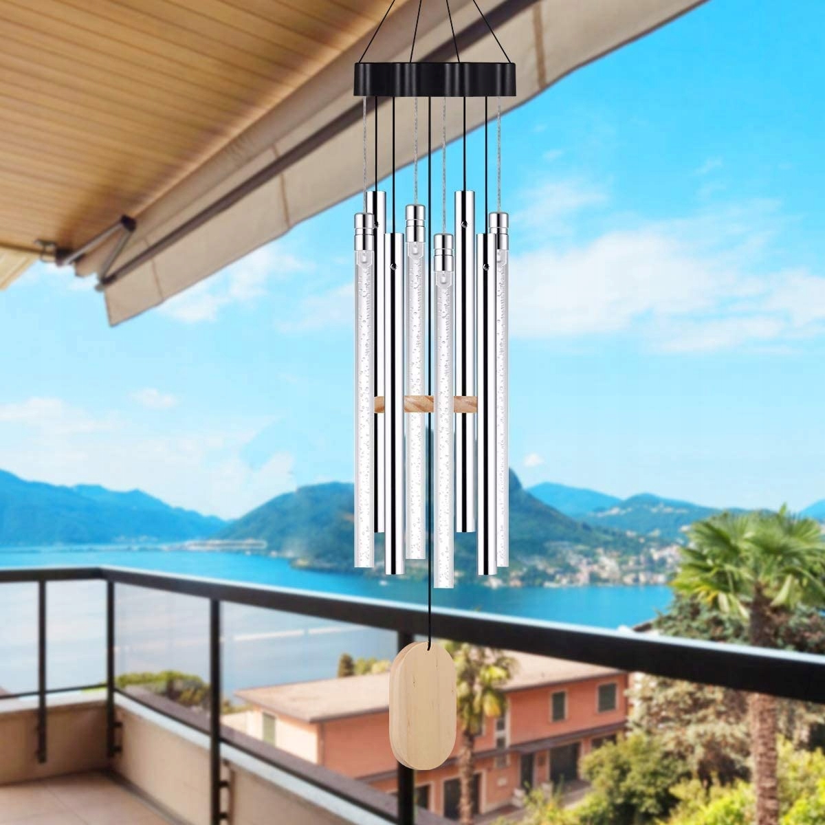 DZWONKI WIETRZNE WIND CHIMES SOLAR LED Producent inna