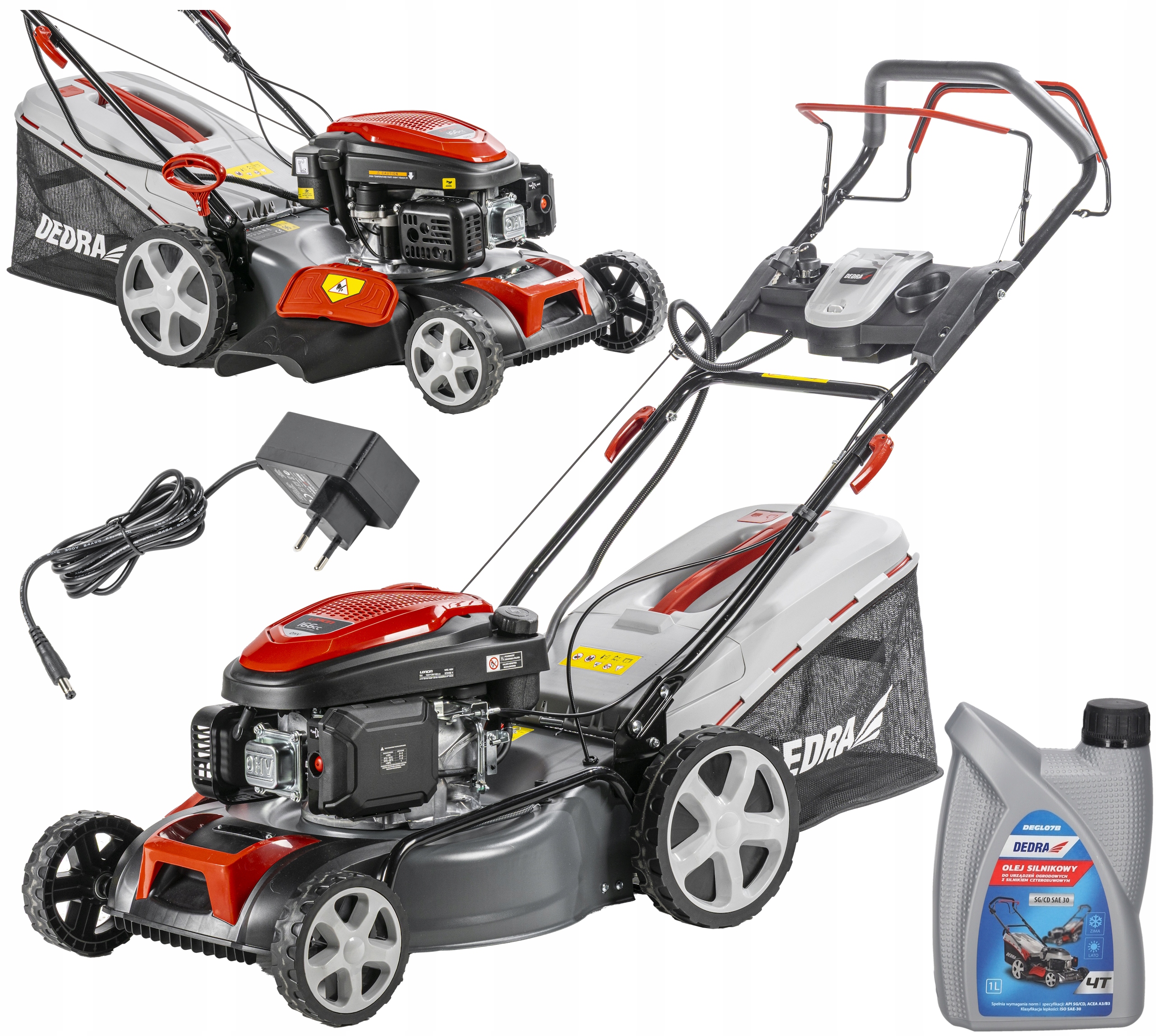 Kosiarka Spalinowa z Napędem Gt Rozrusznikiem Elektryczny 46cm Loncin Dedra
