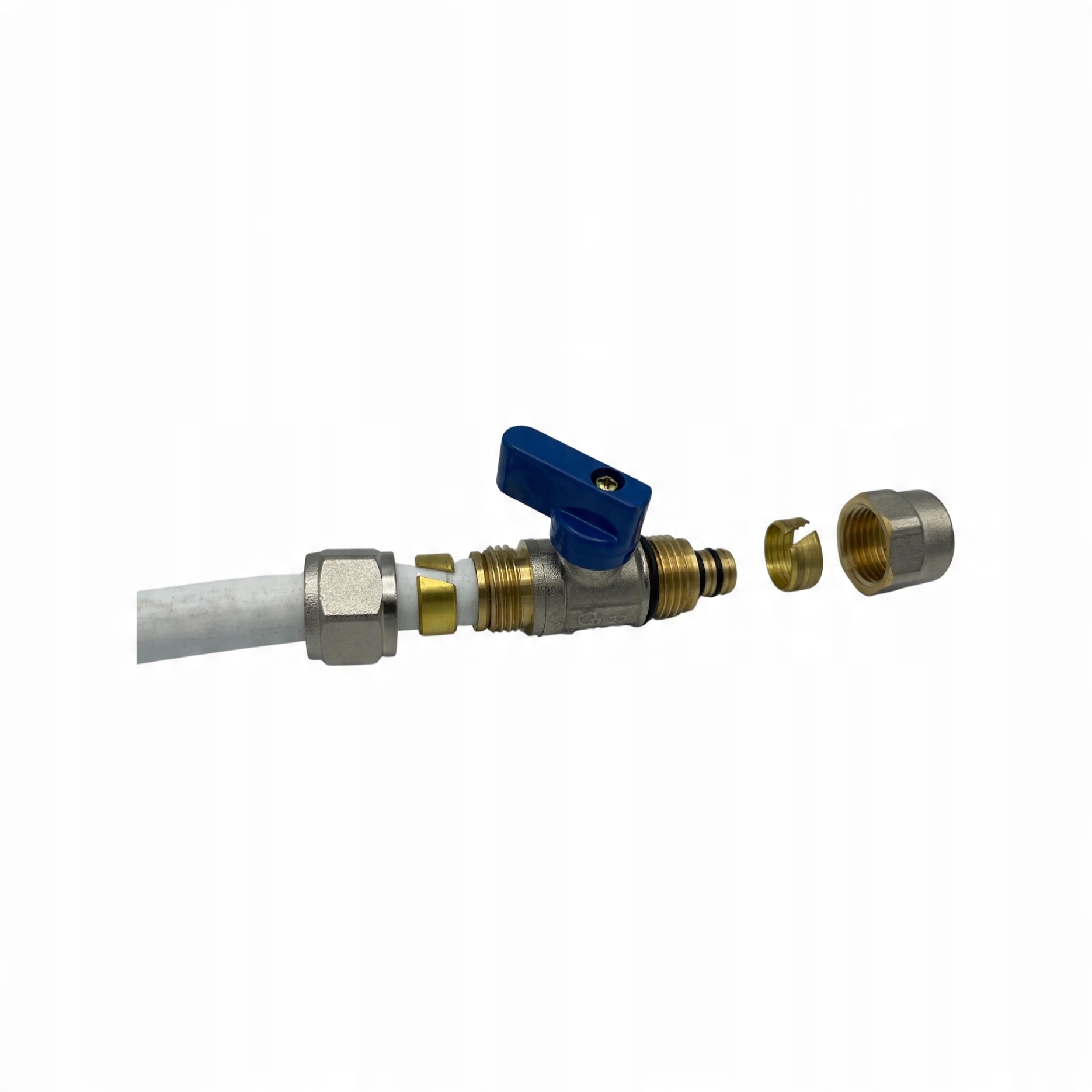 

Zawór Kulowy 16X16 MM Pex Adapter Niebieski