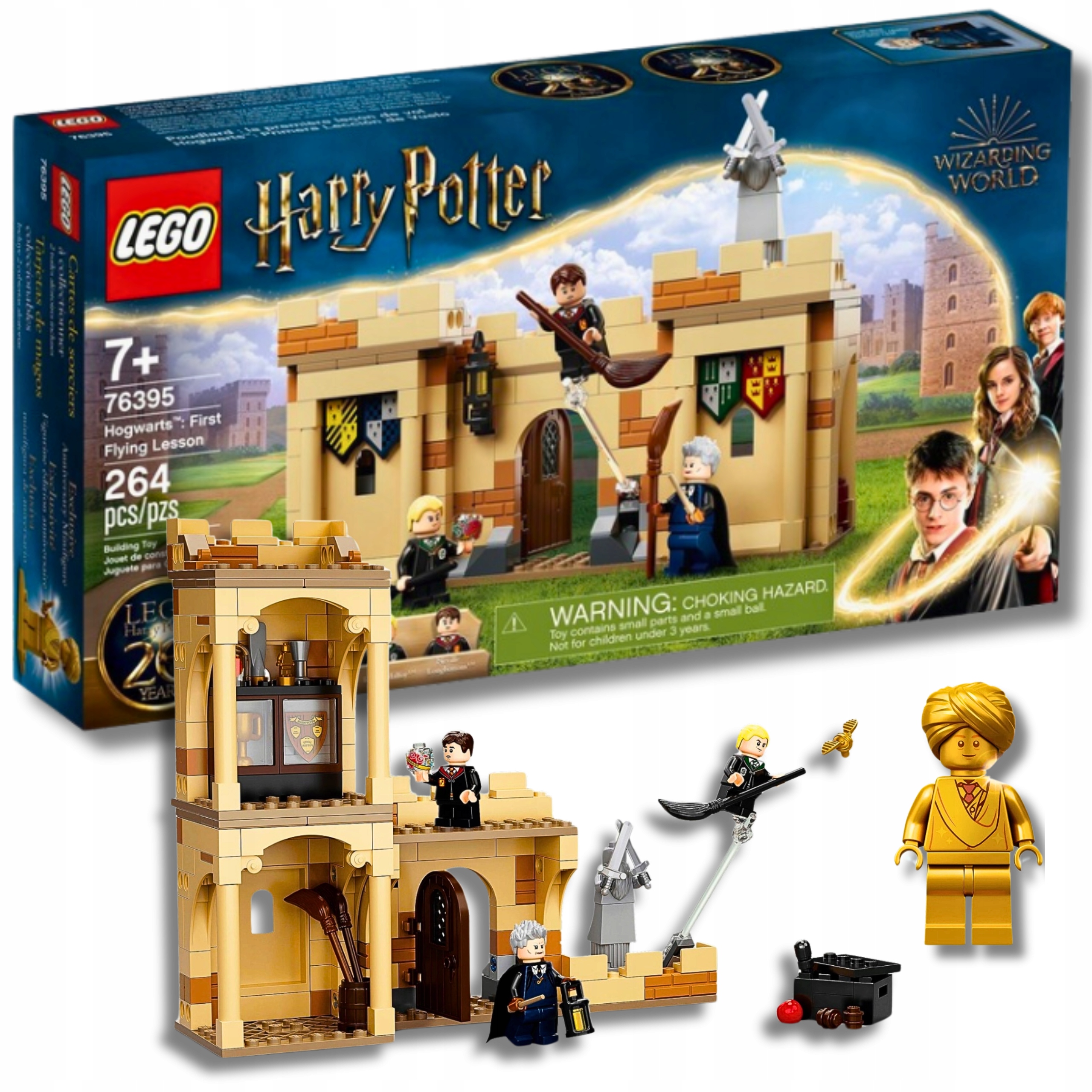 Lego 76395 Hogwarts: První lekce létání Nové