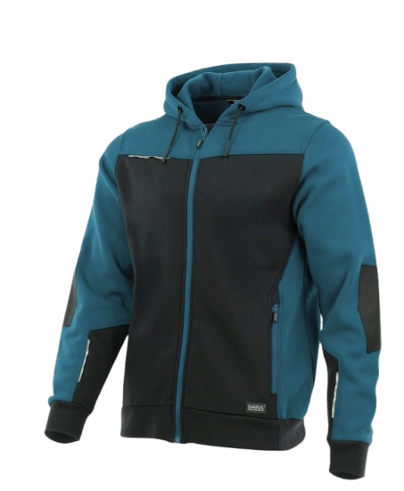 Bluza Dresowa, Robocza Rozpinana Comfort Plus Sara petrol r. L
