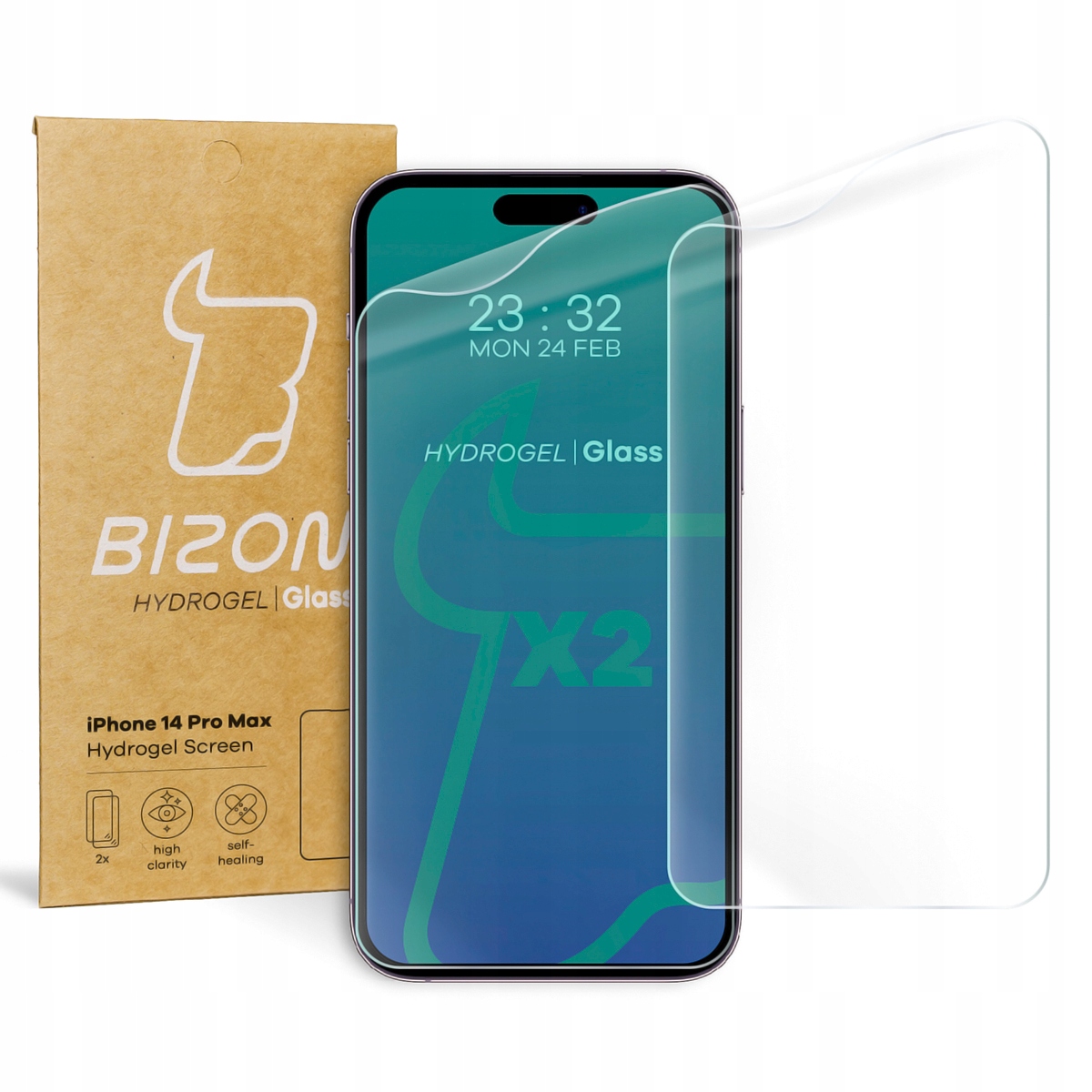 

Folia hydrożelowa Bizon Glass do iPhone 14 Pro Max