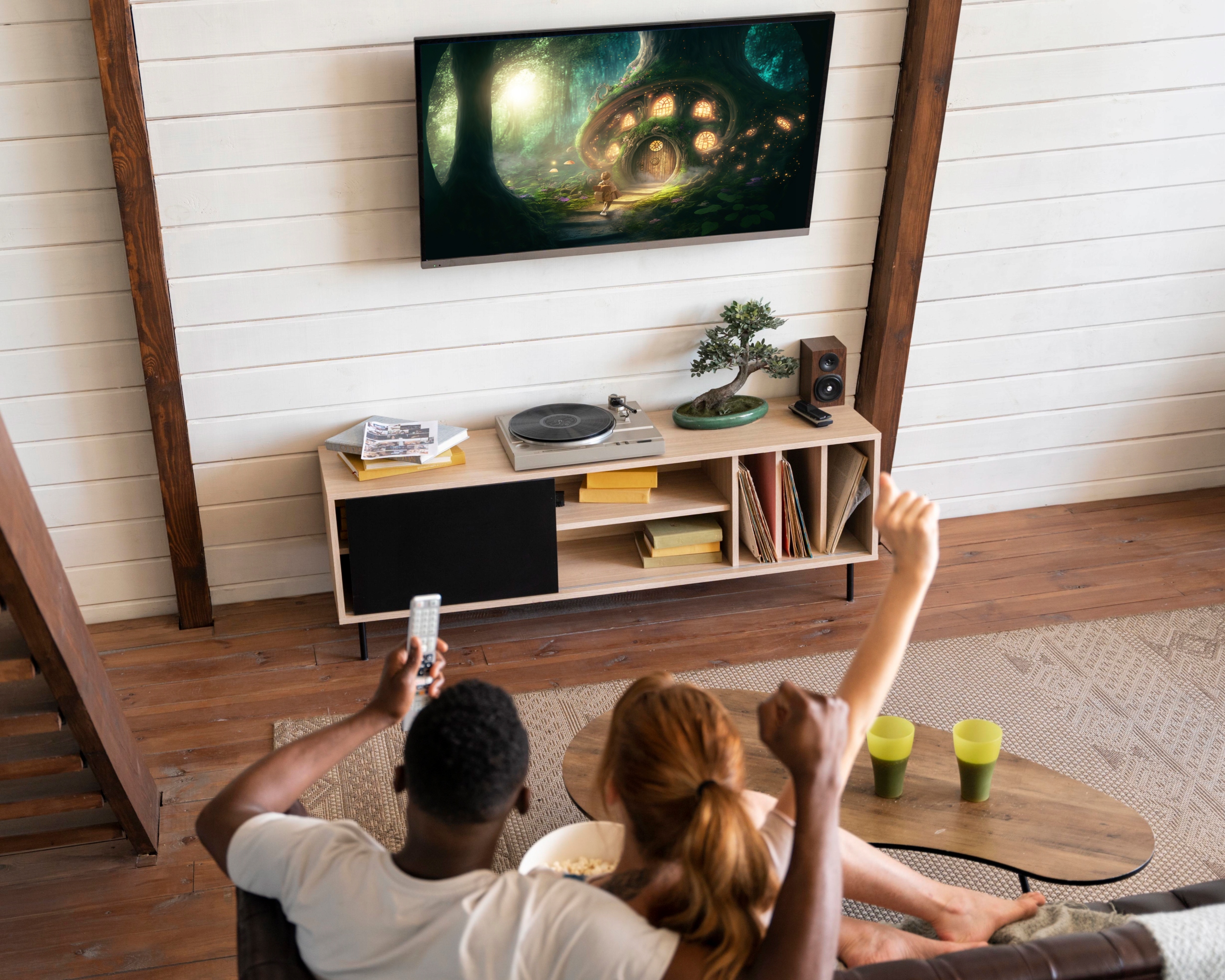 MOCNY UCHWYT TV WIESZAK DO TELEWIZORA LCD PŁASKI CALI VESA ŚCIENNY 32"- 85" Typ Stały