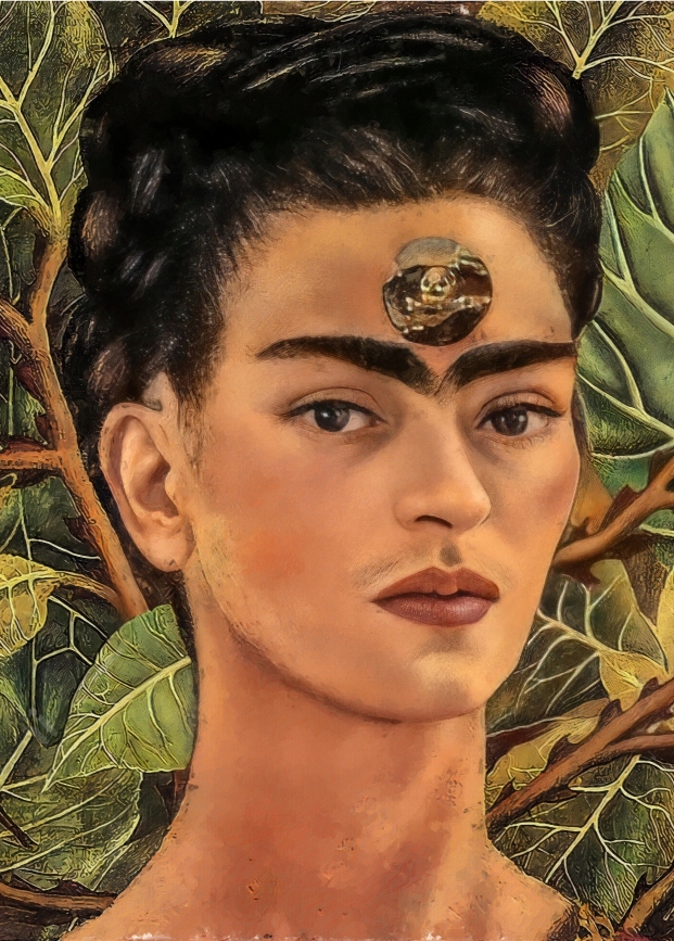 FRIDA KAHLO AUTOPORTRET PLAKAT 30x40cm obraz #447