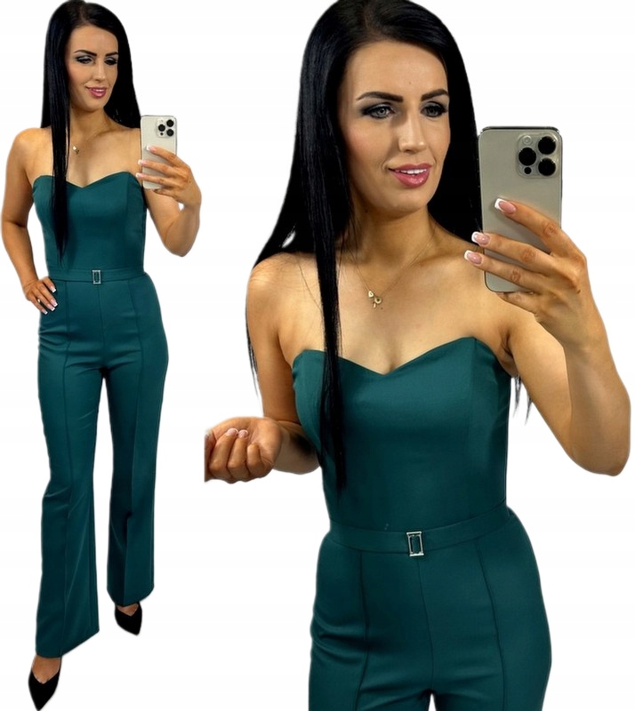 Dámská elegantní korzetová kombinéza na Svatební Hostina Mořská párty Zeleň XXL