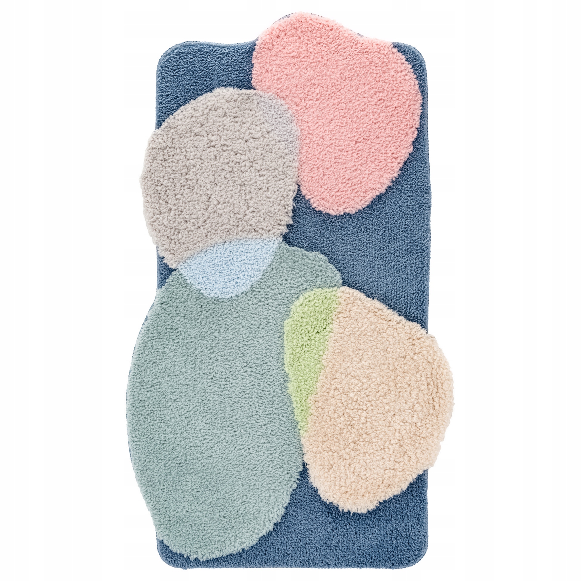 Koberec Shaggy Strukturální Barevný Měkký Nadýchaný Exkluzivní 50x80cm