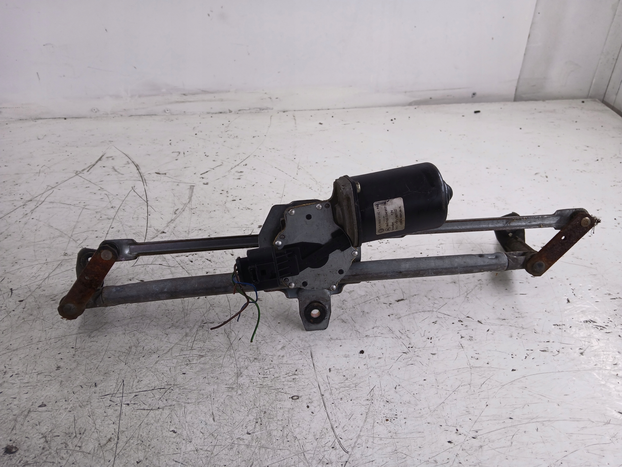 VW GOLF IV wiper mechanism front 1J1955113C