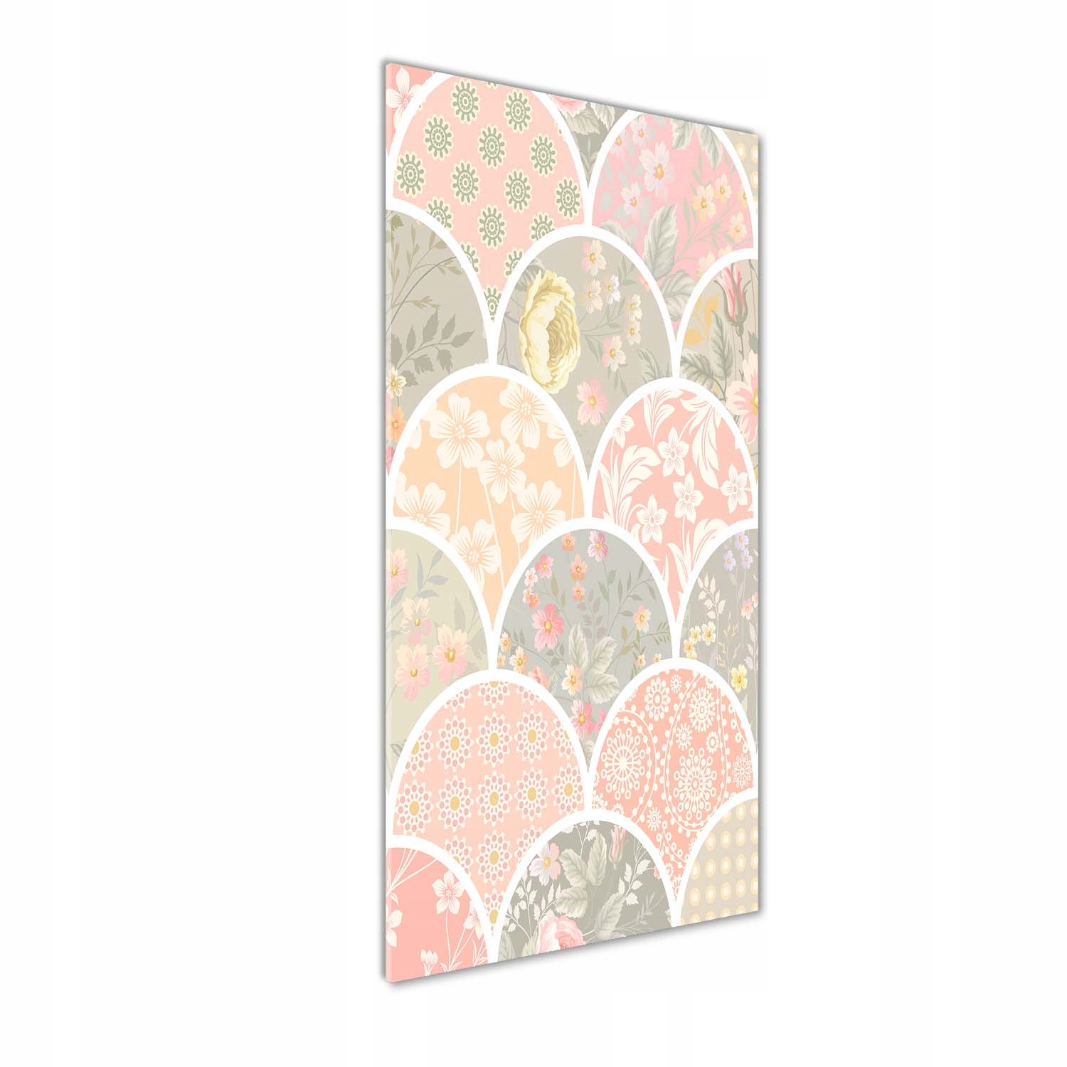 

Foto obraz akryl do salonu Kwiecisty wzór 50x125cm