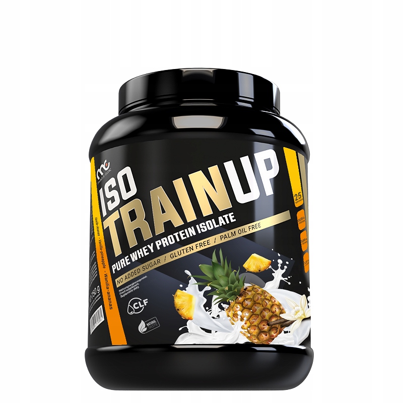 Muscle Clinic Iso Train Up 750g syrovátkový proteinový izolát vanilka -ananas