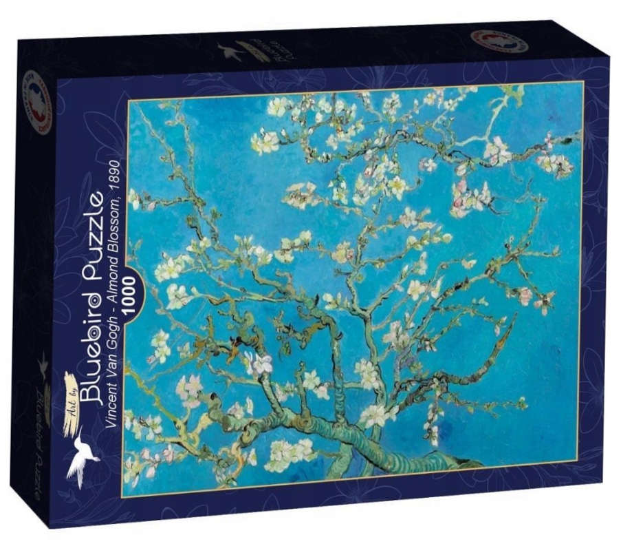 Puzzle 1000 Kwitnące drzewo migdałowca Vincent van