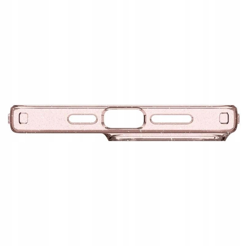 Etui Spigen Liquid Crystal Glitter na do iPhone 15 Pro Max różowo-przezro