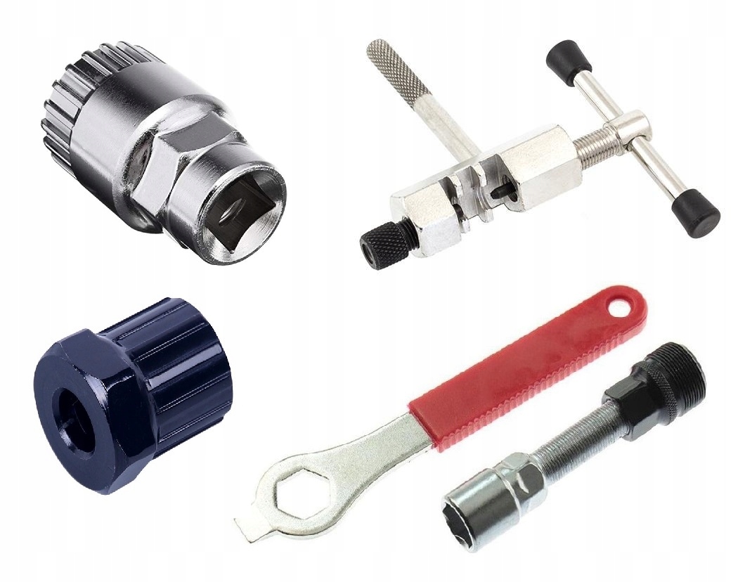 4 KLUCZ ŁAŃCUCHA ŚCIĄGACZ KORBY WOLNOBIEGU SUPORTU