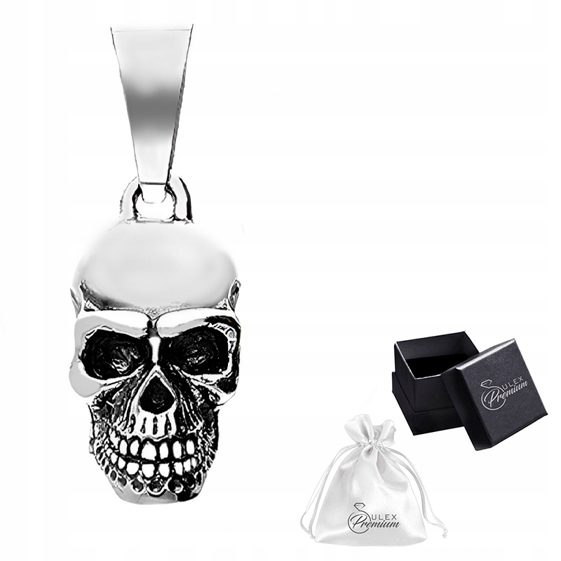 Stříbrný přívěsek Přívěsek stříbro ryzost 925 Trupia Lebka