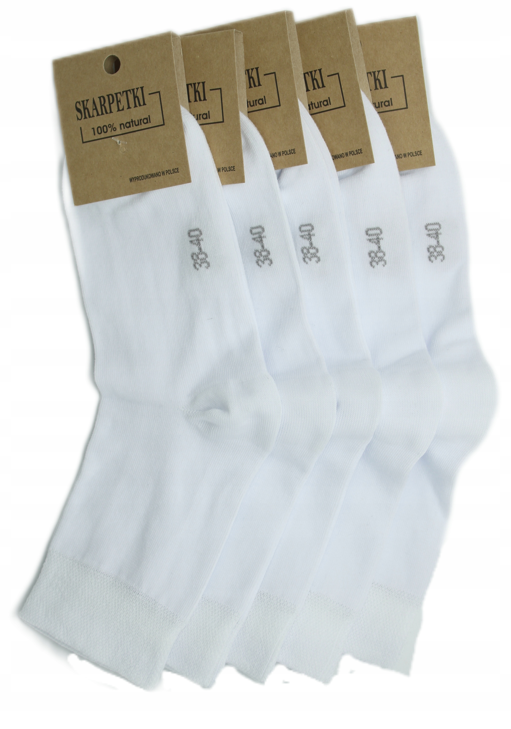 

5x Skarpety Bawełniane 38-40 Trwałe Produkt Polski