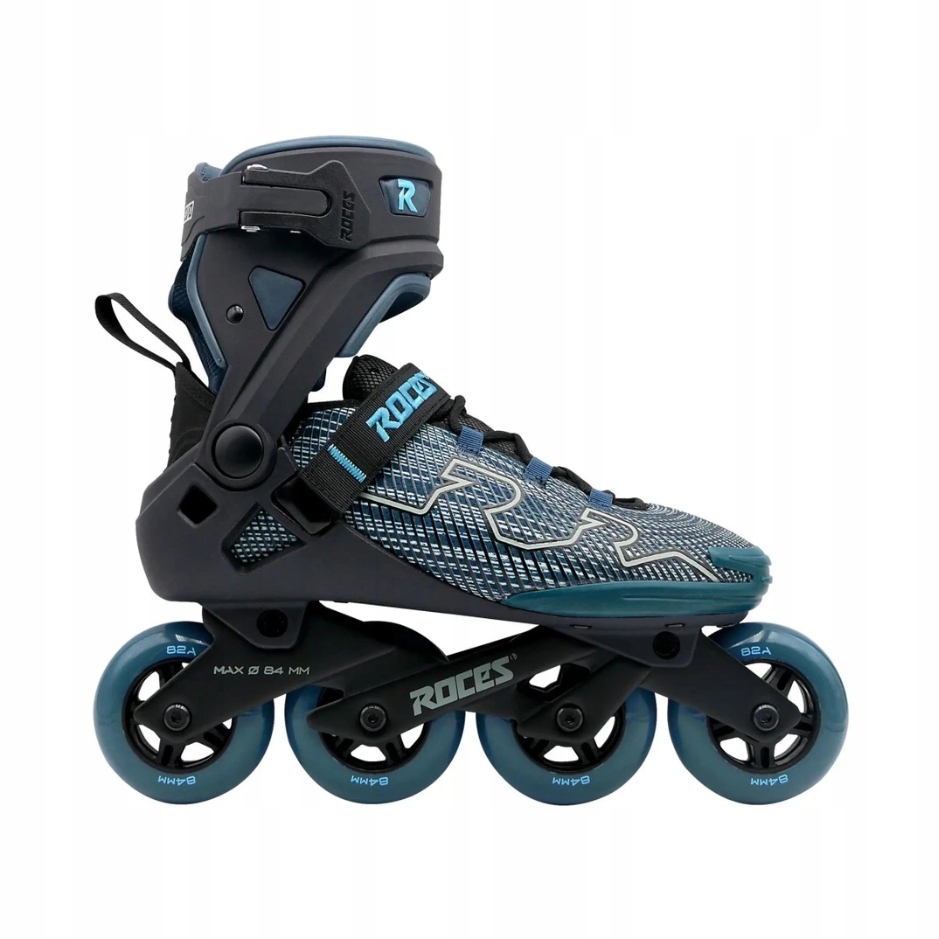 Roces Rolki Roces R-EVO 84 Woman Black/Blue/Green, 4.0, 4x