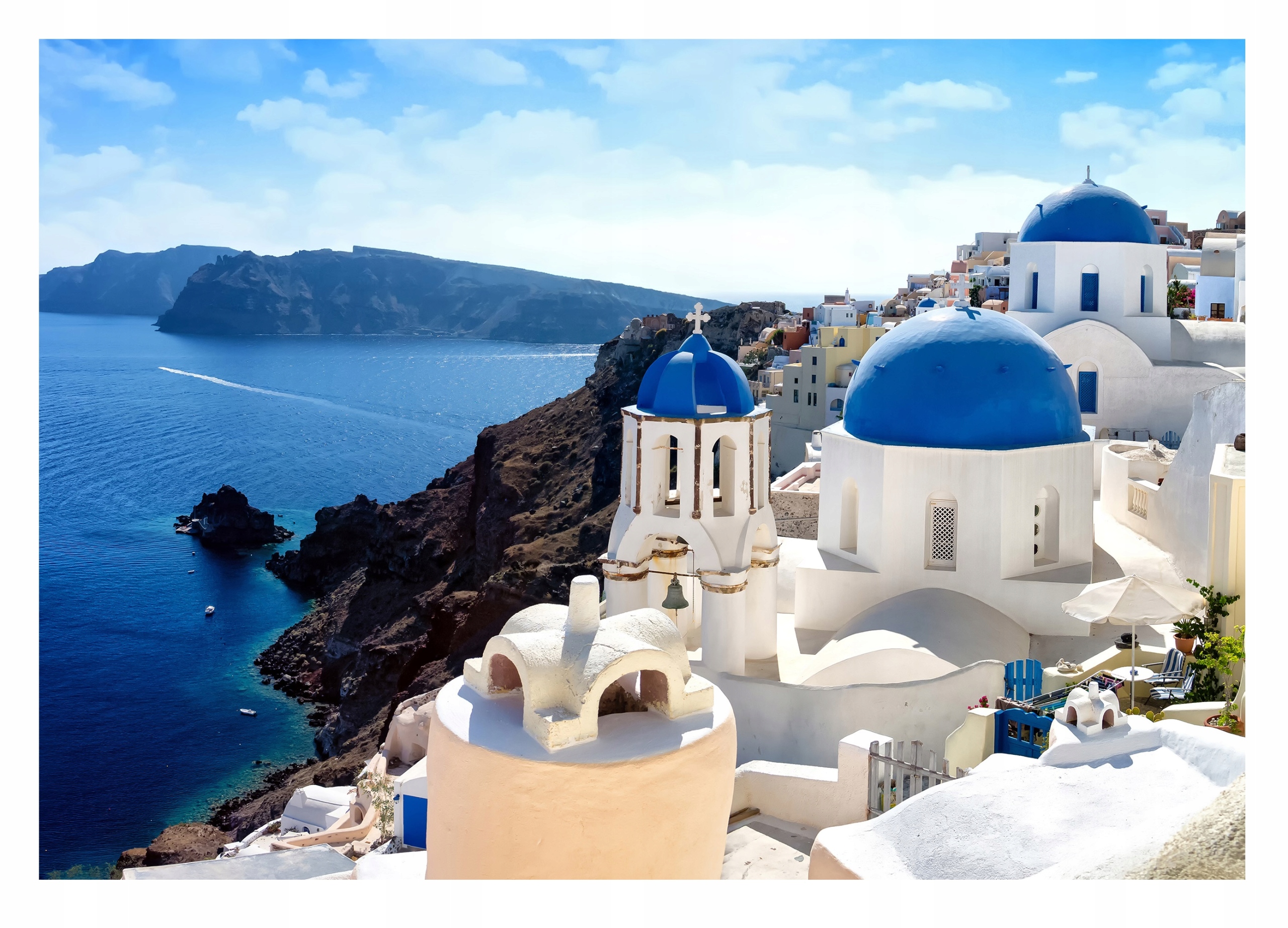 Fototapeta Santorini Řecko Moře Pohled 254x184